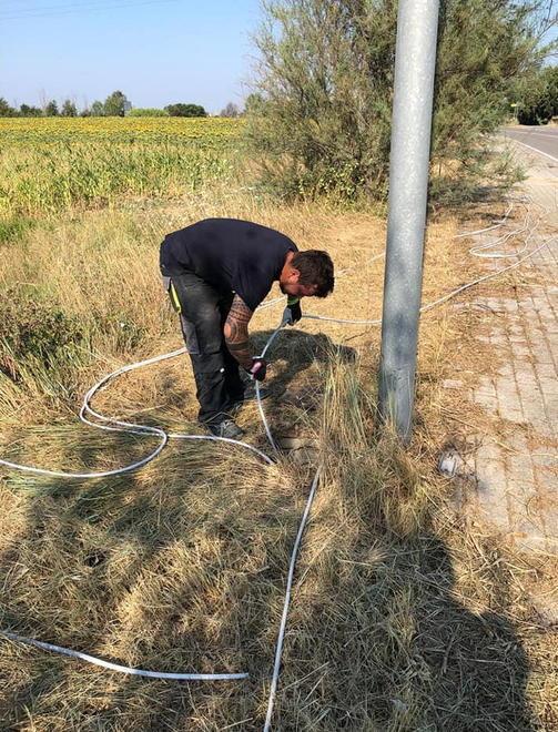 Riattivata la corrente dopo i ladri di rame