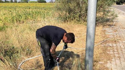 Riattivata la corrente dopo i ladri di rame