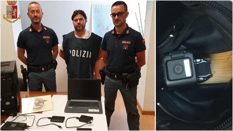 Filmava le bambine nelle parti intime: l'arresto in un centro commerciale