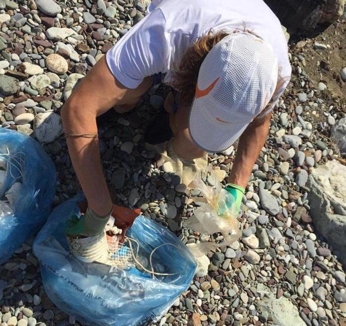 Il debutto è affascinante nella cala di Rivercina I ragazzi al lavoro nel loro primo giorno 