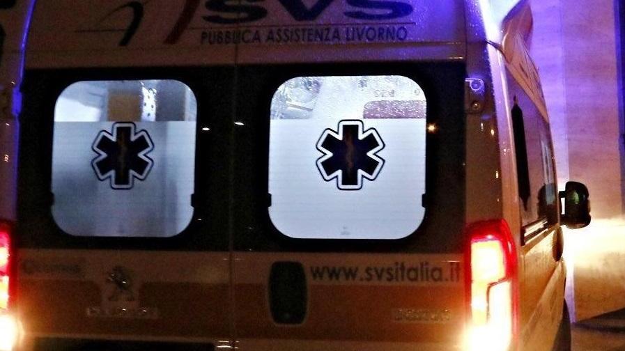 In azione l'ambulanza Svs inviata dal 118