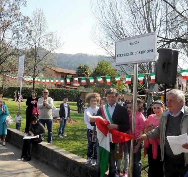 Piazza e parco Ferruccio Bordigoni: l’omaggio della città 