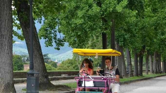 Un risciò sulle Mura