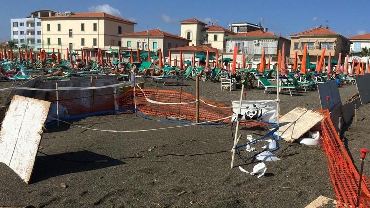 Salvo il nido delle tartarughine a Marina, il maltempo non disturba le uova