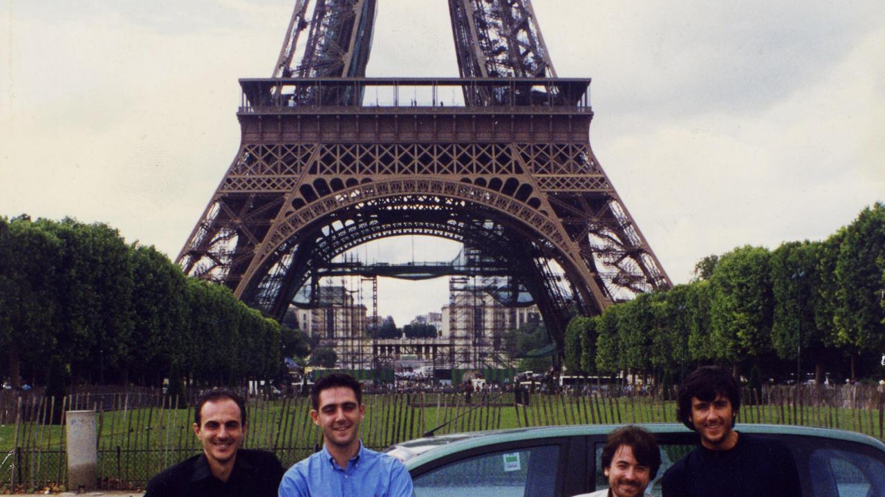 Da sinistra Daniele Paolieri, Matteo Parigi Bini, Umberto Mormile e Alex Vittorio Lana