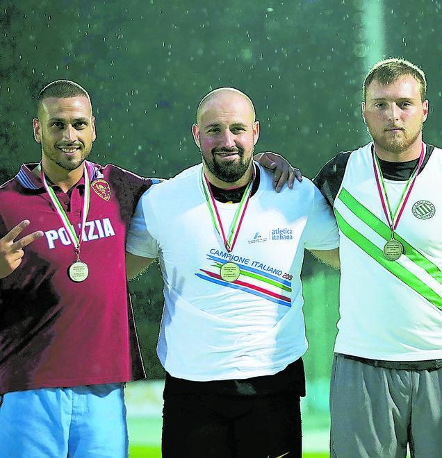 Mannucci vince il bronzo nel lancio del disco