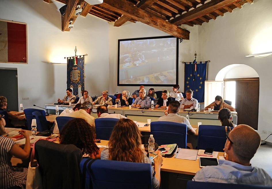 La giunta Donati al completo per il primo consiglio comunale