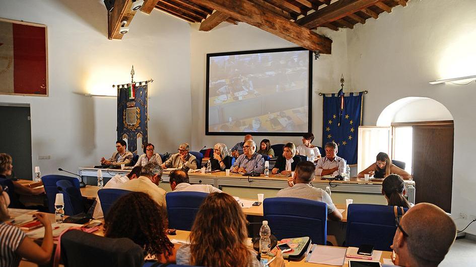 La giunta Donati al completo per il primo consiglio comunale