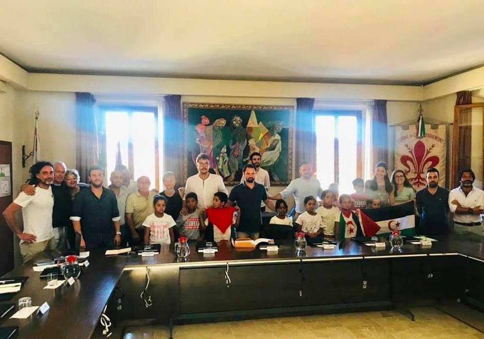 I bimbi Saharawi in consiglio