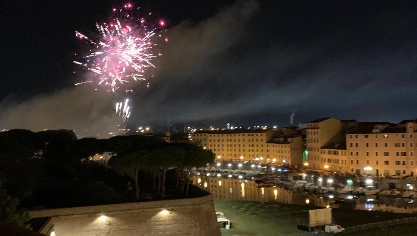 I fuochi d'artificio in Fortezza Nuova