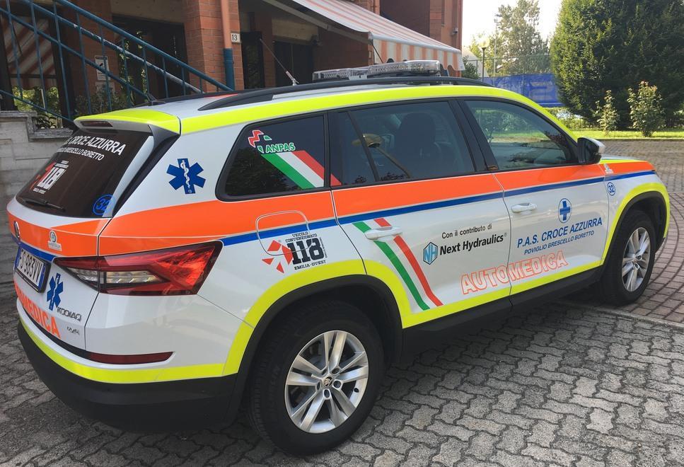Generosa donazione della Next Hydraulics alla Croce Azzurra 