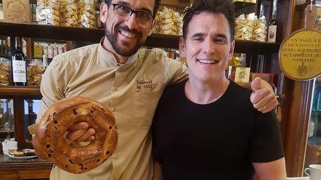 L’attore e regista Matt Dillon in città alla scoperta delle tradizioni lucchesi