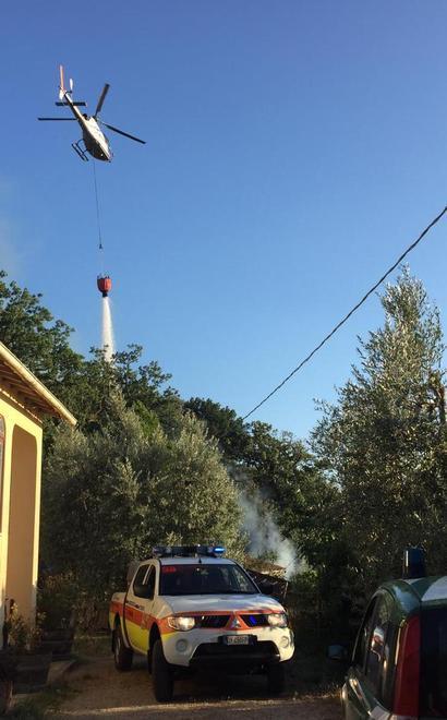 Incendio a Montepattoni