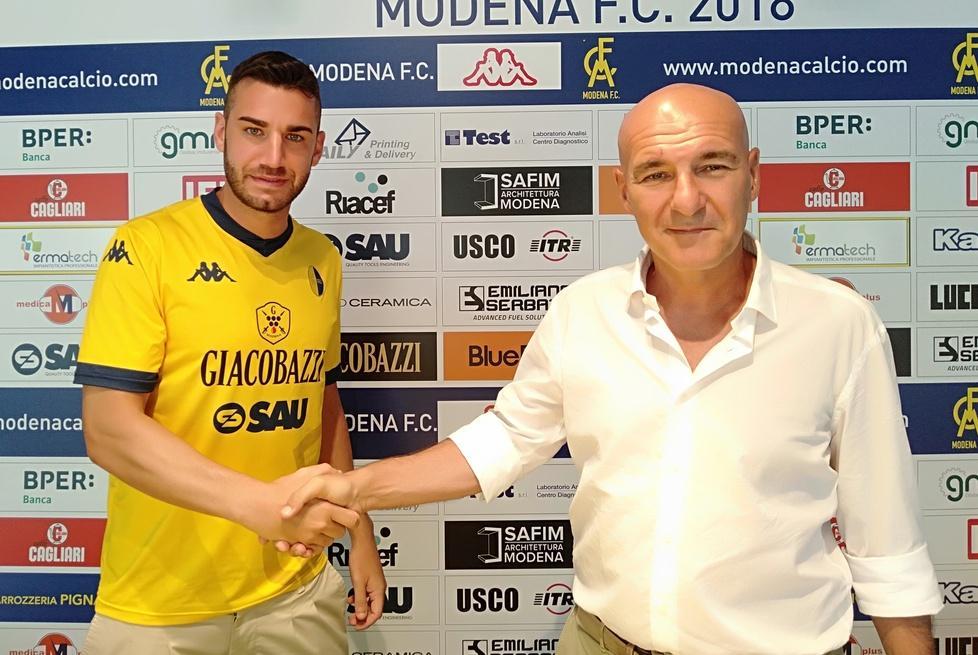 Modena, Tulissi firma oggi Ingaggiato il mediano Davì 