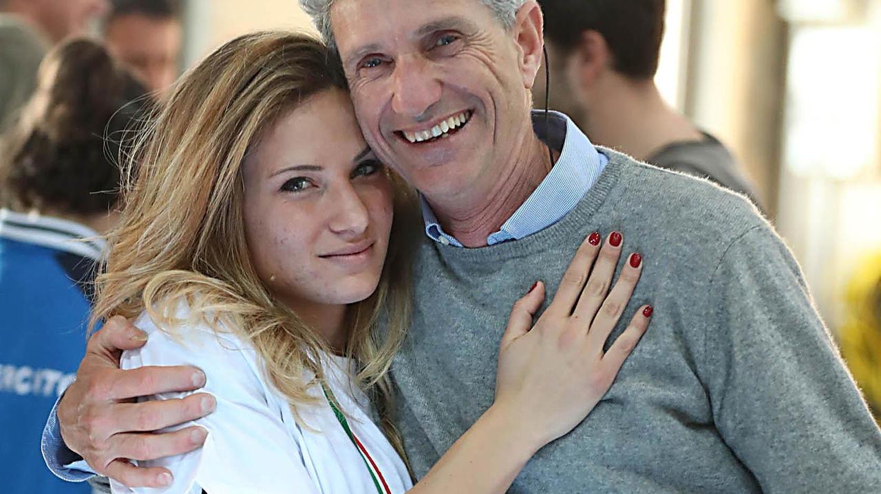 Giovanni Bongiorni con la figlia Anna