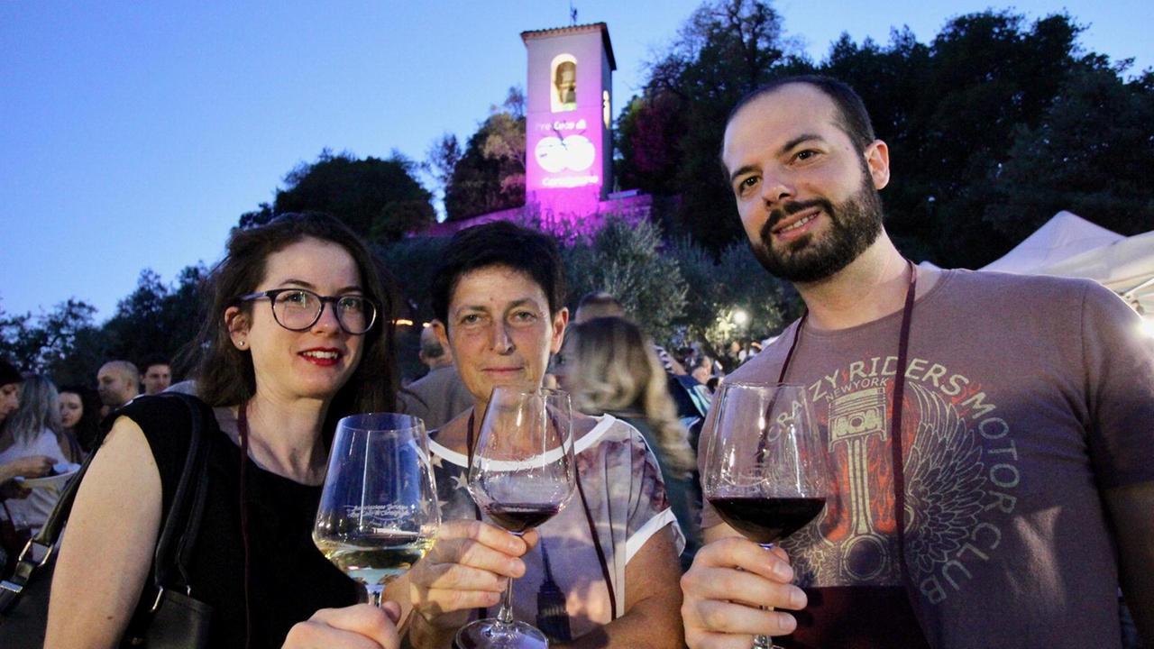 Venerdì 9 e sabato 10 agosto altri due appuntamenti con "Calici di stelle" alla Rocca di Carmignano (foto Batavia)