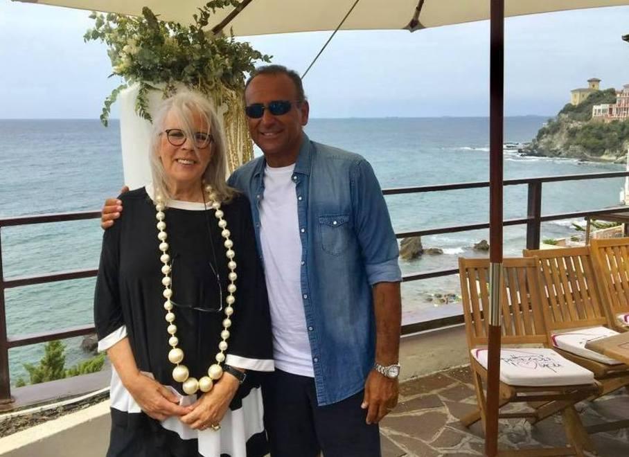 Carlo Conti all’Astragalo con l’assessora al Turismo Licia Montagnani