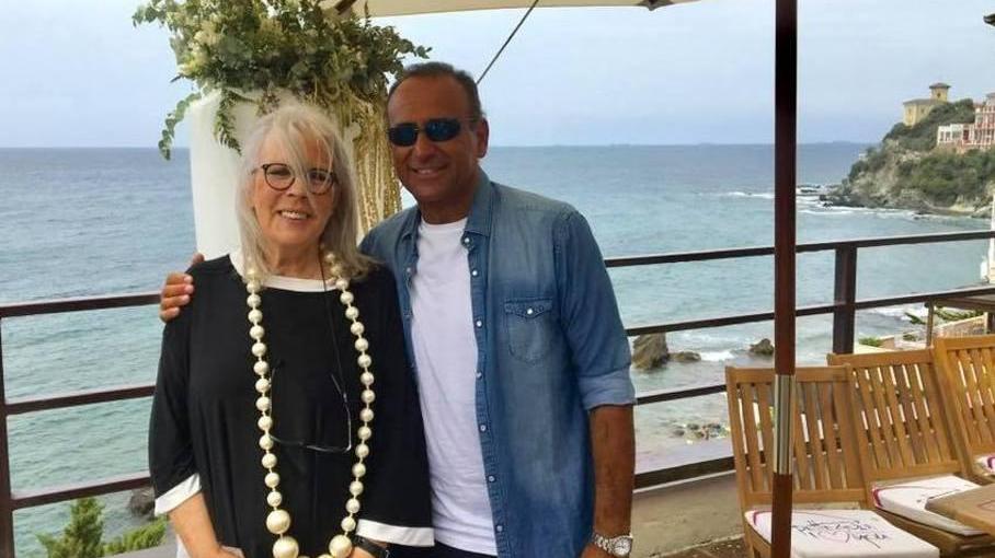 Carlo Conti all’Astragalo con l’assessora al Turismo Licia Montagnani
