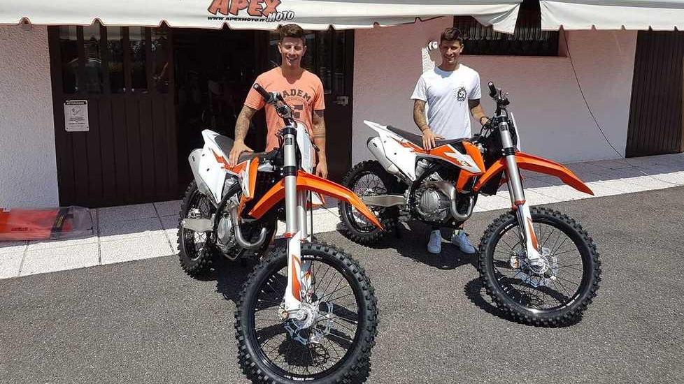 I Roncaglia sempre su Ktm ma con il team ApexMoto