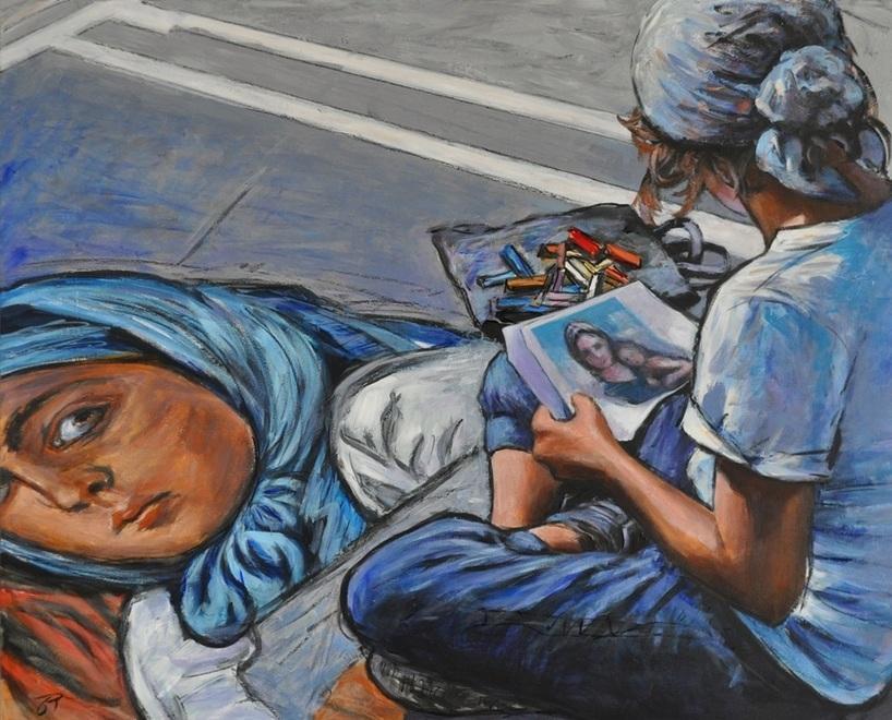 L’omaggio ai Madonnari del reggiano Oscar Piovosi 