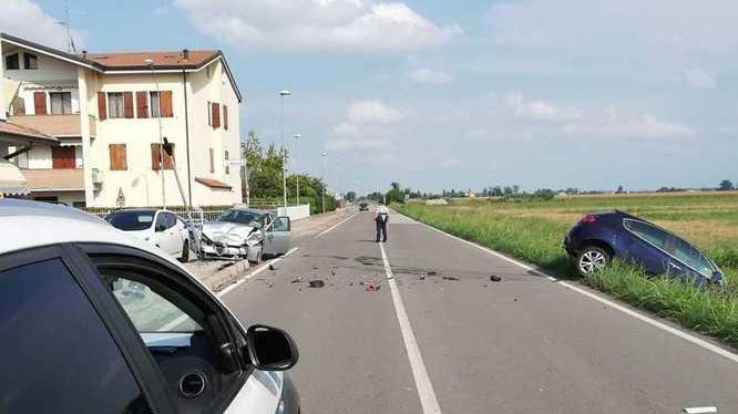 Frontale sulla Sp20 Ferite due persone