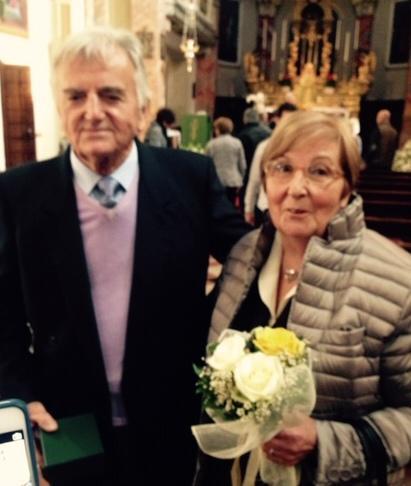 Franco e Anna Maria celebrano le nozze d’oro