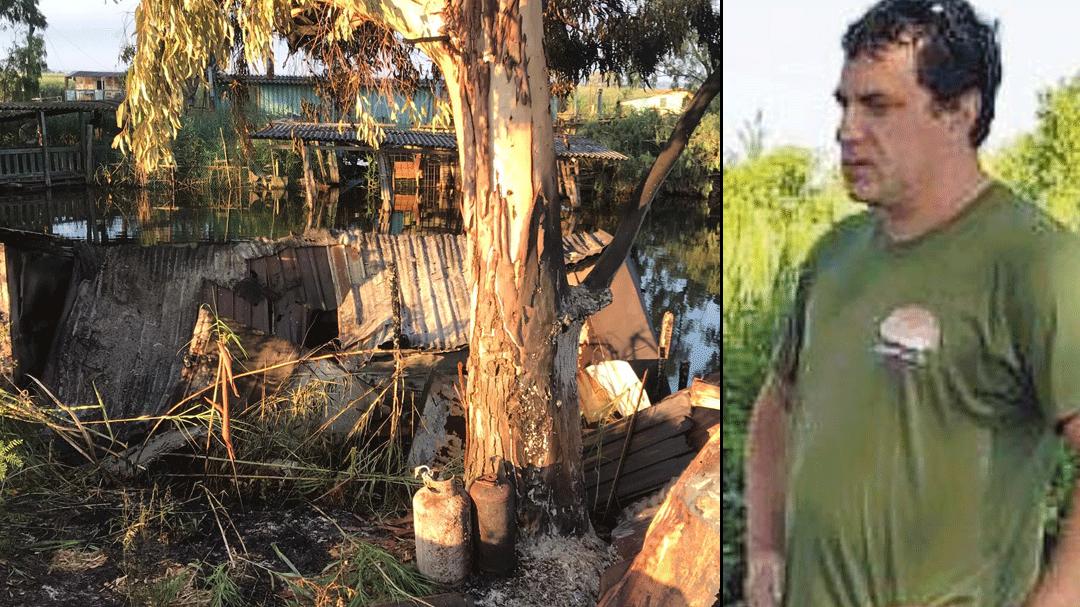 Bruciate le barche e la baracca di un attivista per la tutela del lago