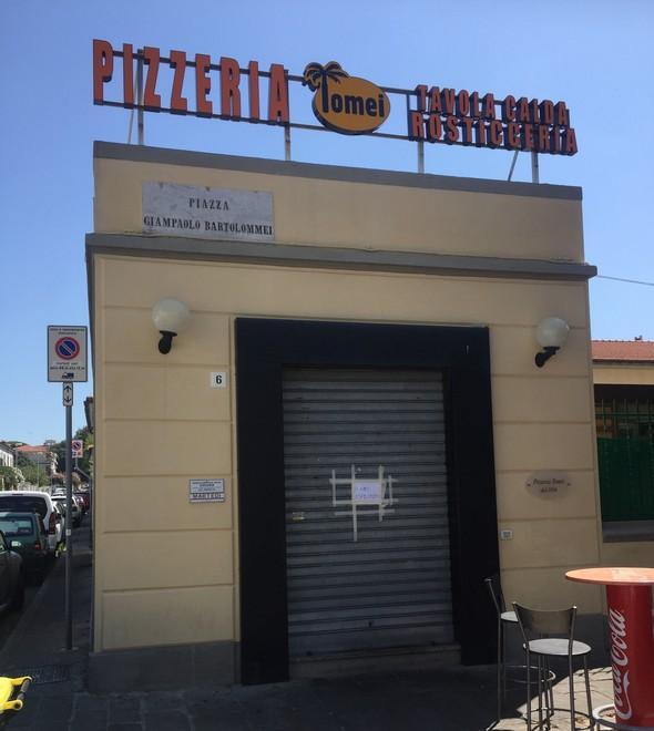 La pizzeria Tomei di Antignano
