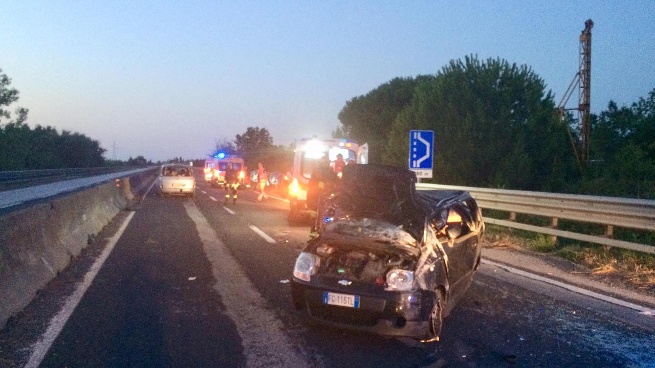 L'incidente (foto Michele Falorni)