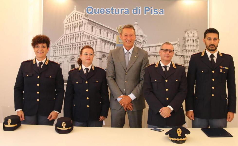 Cambiano i responsabili di squadra mobile e volanti promossi Nocita e Falaschi