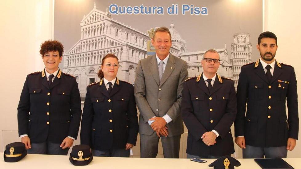Cambiano i responsabili di squadra mobile e volanti promossi Nocita e Falaschi