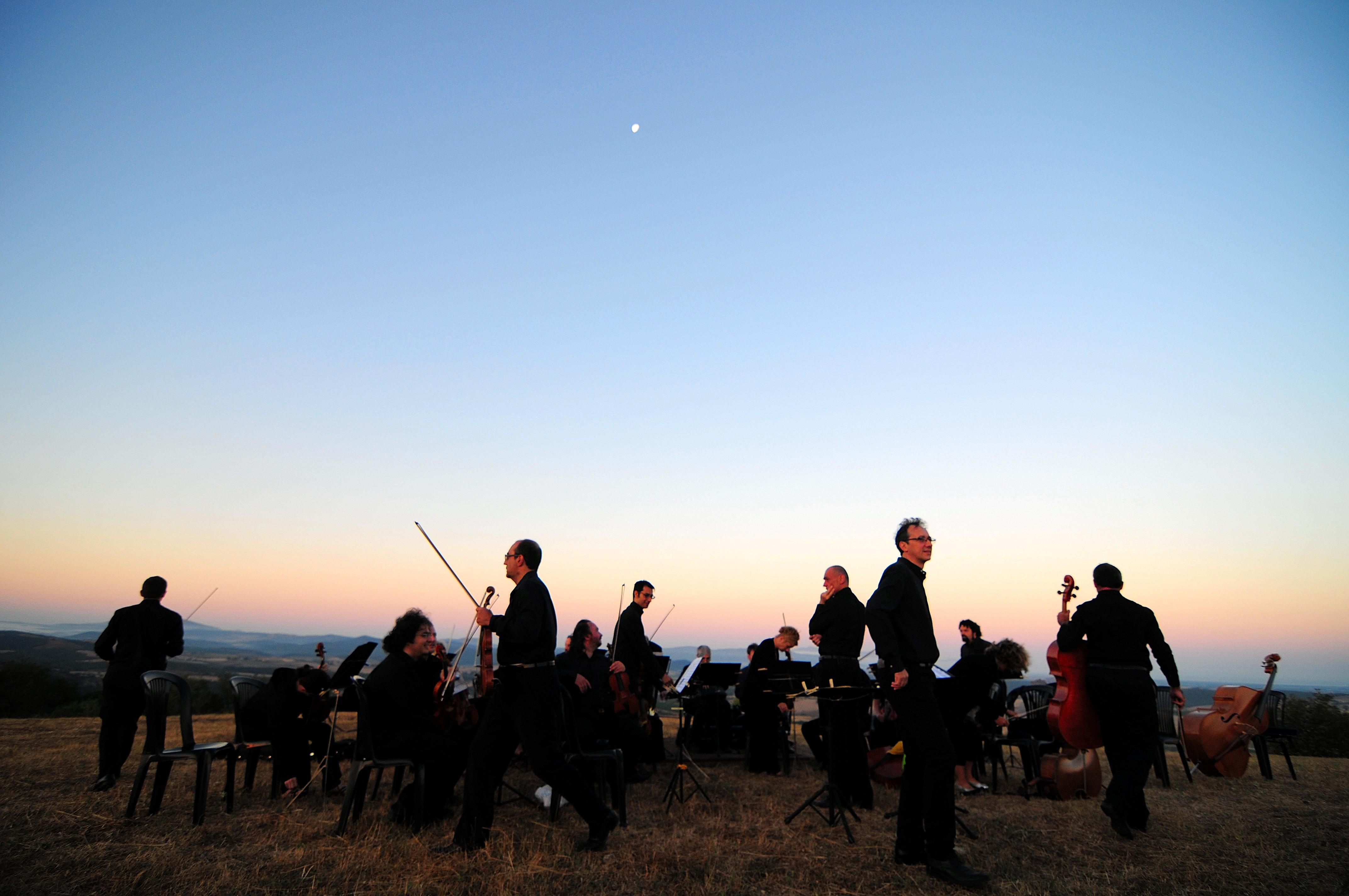 Una passata edizione del Concerto al tramonto a Ghiaccioforte (Scansano)