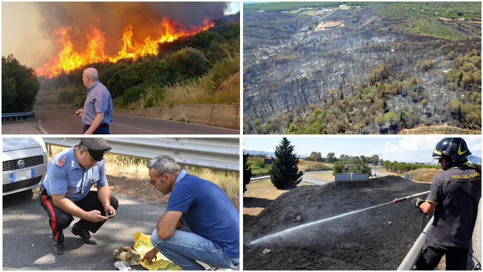 Incubo incendi in Maremma, indagato un camionista: contestati 50 roghi 