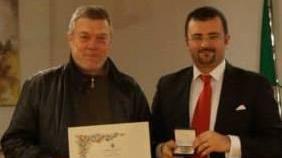 Da sinistra Luca Vannini e il sindaco Thomas D’Addona