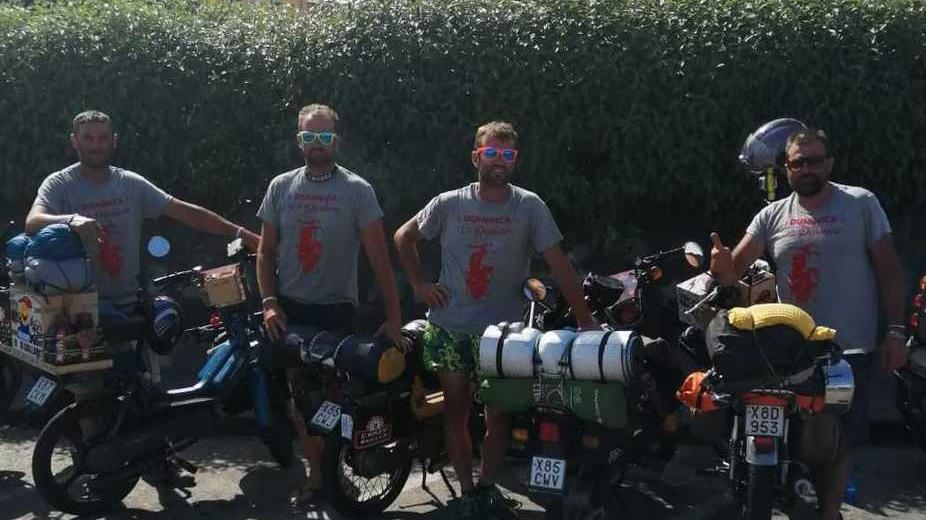 Formigine. In motorino fino in Sicilia: festa per l’impresa riuscita