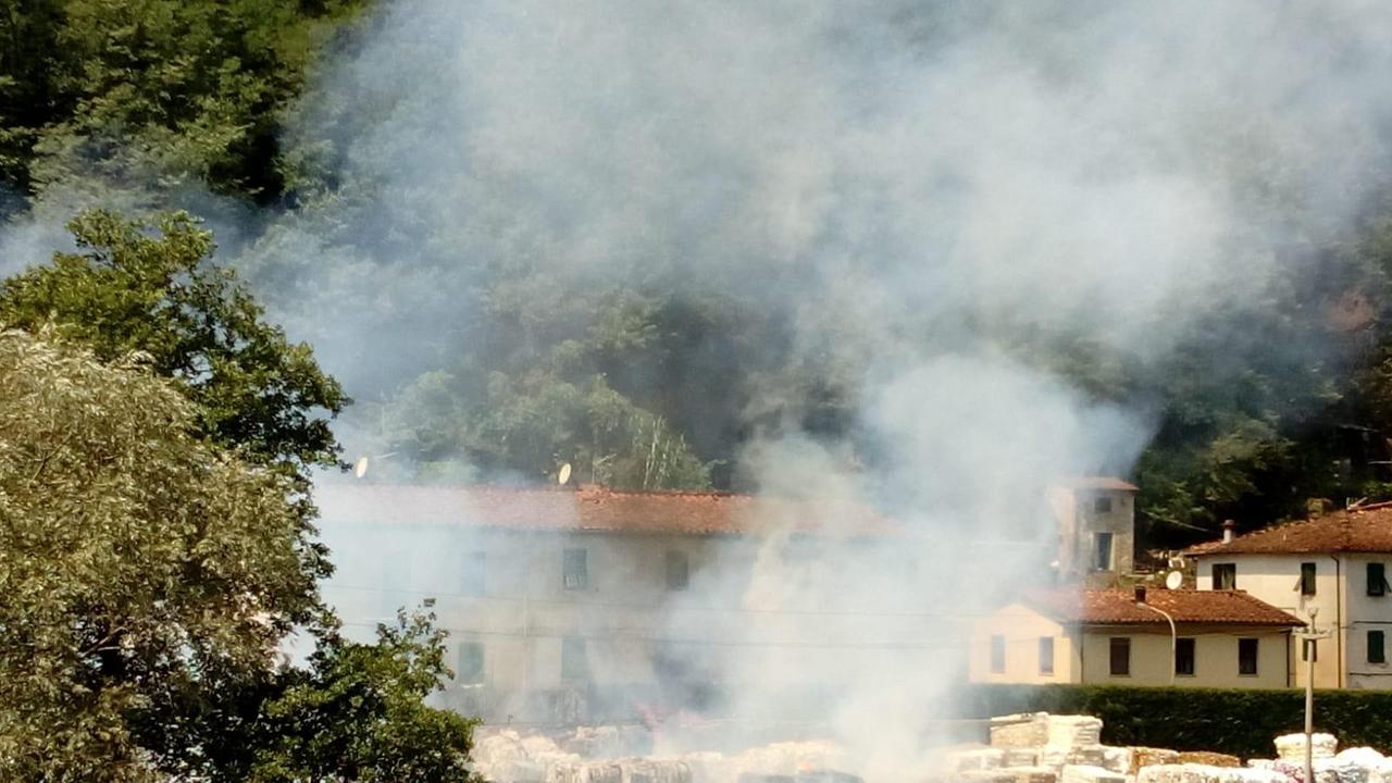 L'incendio a Ponte a Serraglio