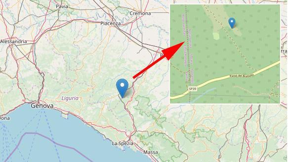 Terremoto di magnitudo 3.9: epicentro a un passo dalla Lunigiana. Avvertito in tutta la provincia di Massa Carrara