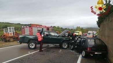 Un incidente sulla strada del Cipressino (foto d'archivio)