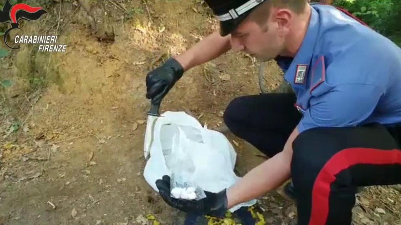 Blitz nei boschi, pusher minaccia i carabinieri con un coltello