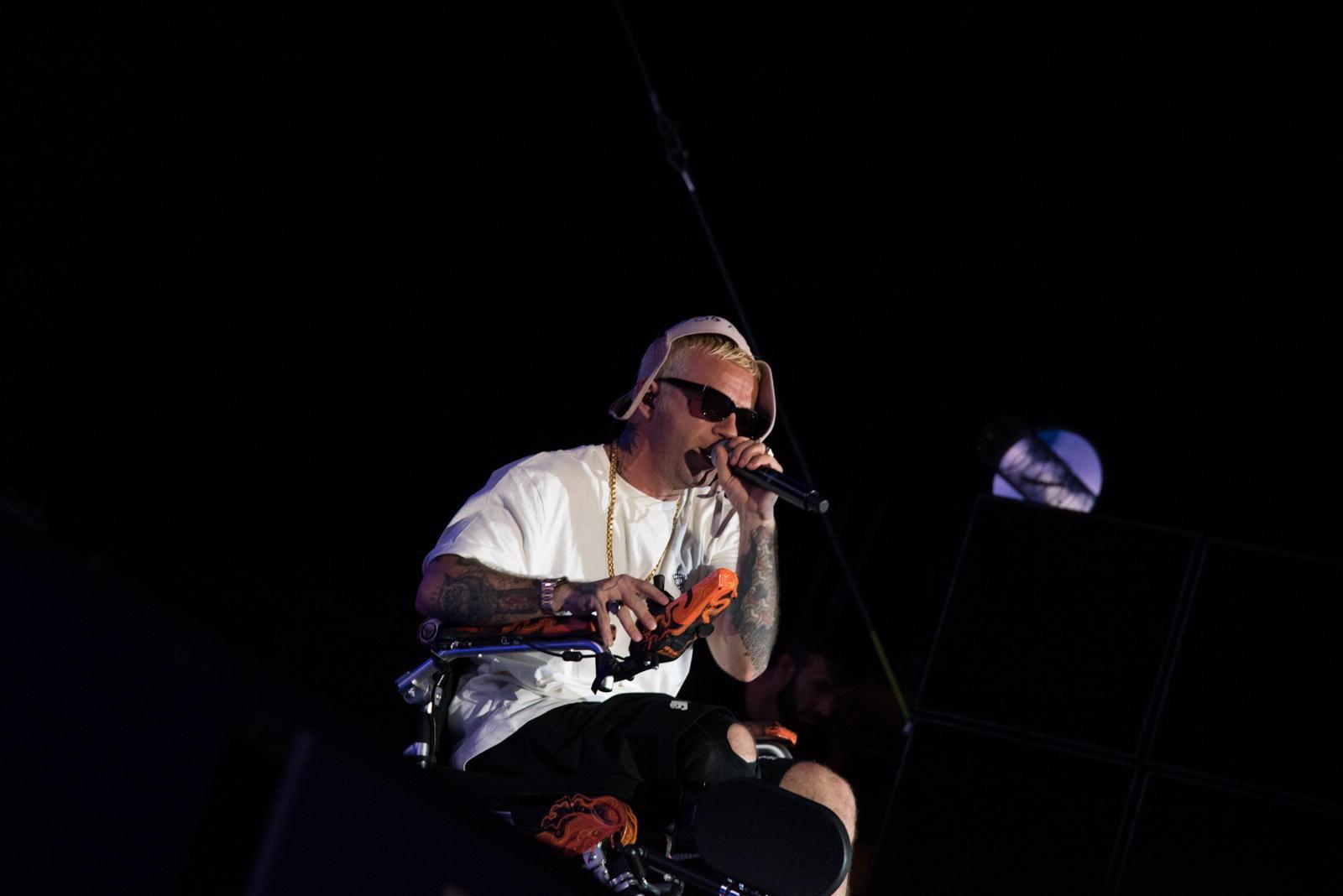 Il rapper Salmo citato da Biffoni per aver dato il buon esempio