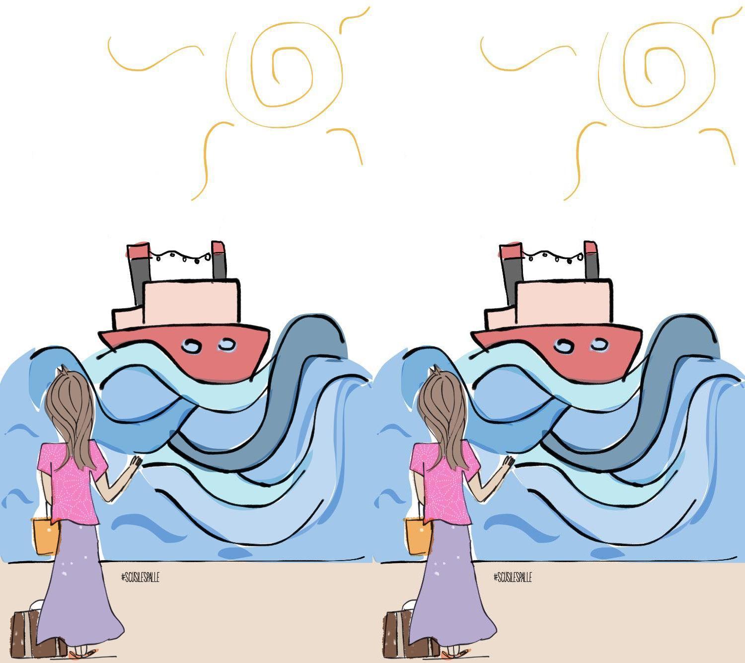 Disegno di Roberta Bancale #scusilespalle