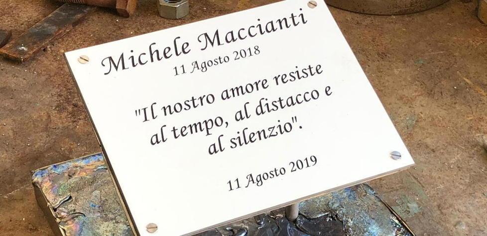 In fondo al mare una targa ricorda Michele Maccianti 