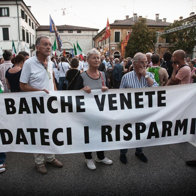Sga svaluta i crediti delle banche venete Il conto per lo Stato sale di sette miliardi