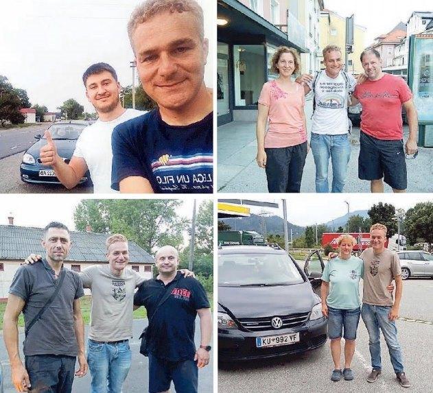 Quattro foto di Tommaso Giani fatte durante il viaggio