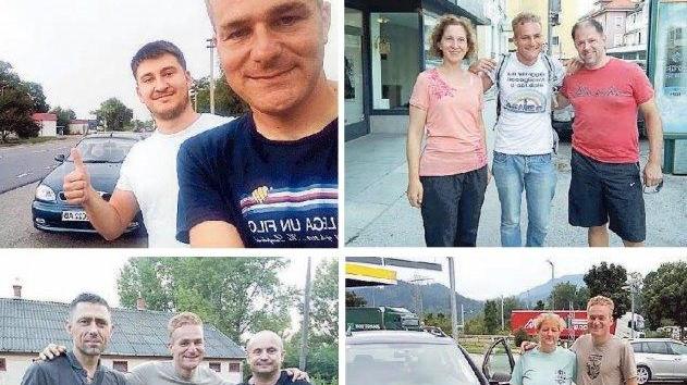 Quattro foto di Tommaso Giani fatte durante il viaggio