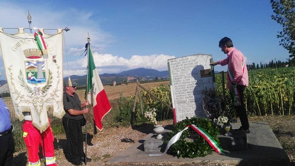 Una cerimonia di commemorazione