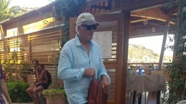 Richard Gere all'isola del Giglio (foto Giglio news)