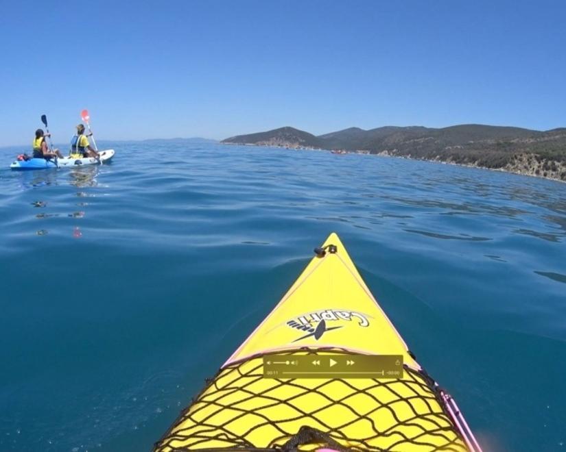 Domenica in kayak con Terramare a Talamone