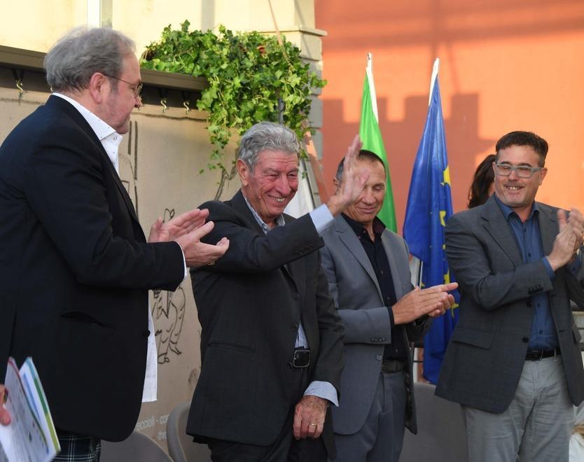 Il ricordo di Gimondi due anni fa a Peccioli 