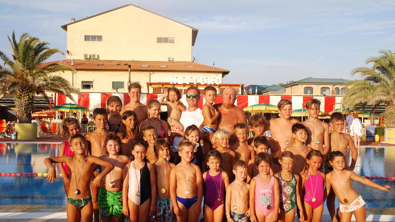 Al bagno Nettuno di Viareggio la sfida fra le giovani promesse del prof. Lazzareschi